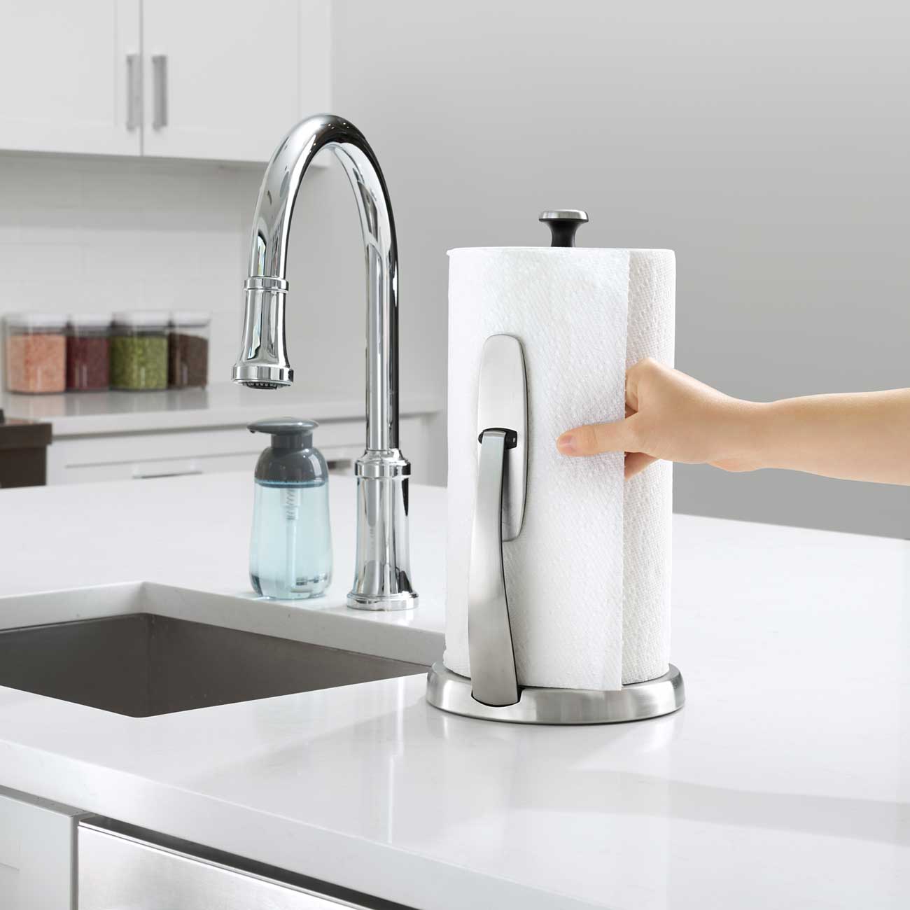 OXO SimplyTear Countertop Paper Towel Holder