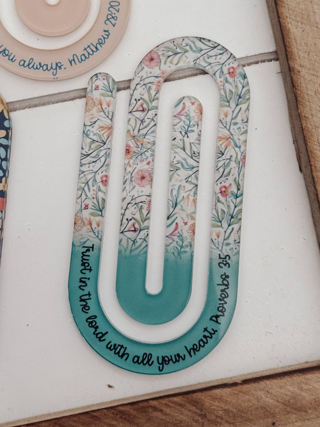 Jumbo Paperclips with Bible Verses