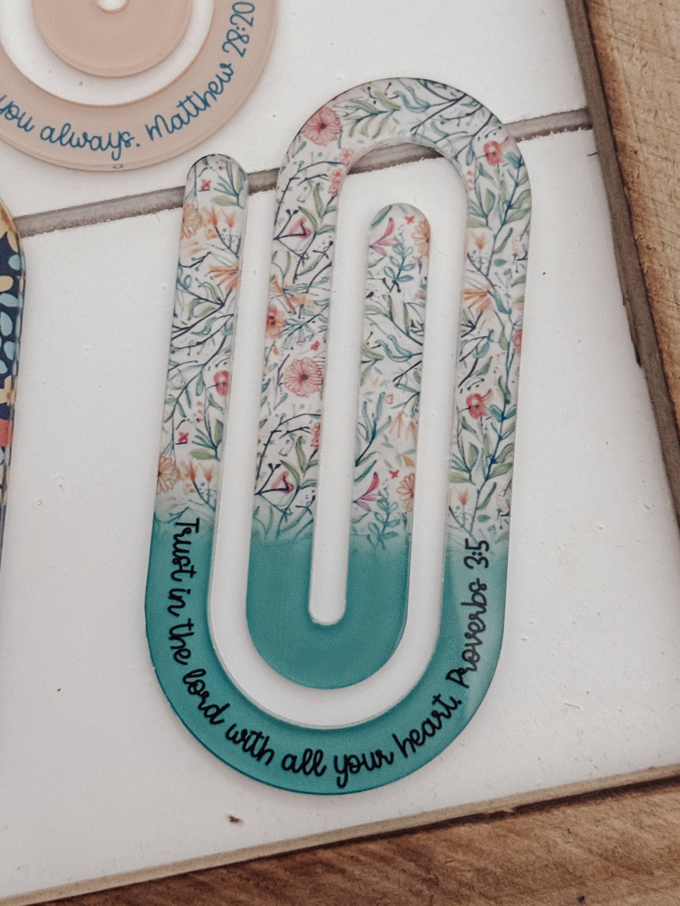 Jumbo Paperclips with Bible Verses
