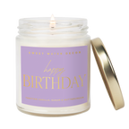 Happy Birthday 9 oz Soy Candle (Gold Foil) - Decor & Gifts