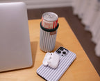 Slim Can Drink Sleeves- Reusable Neoprene Coolers with Aesthetic Patterns, 12oz Skinny Can Holder for Seltzer Energy Drinks