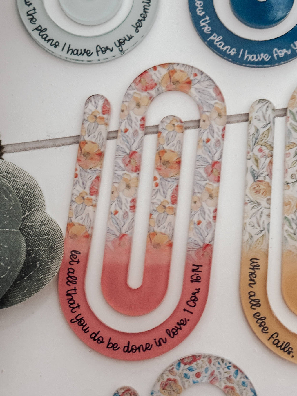 Jumbo Paperclips with Bible Verses