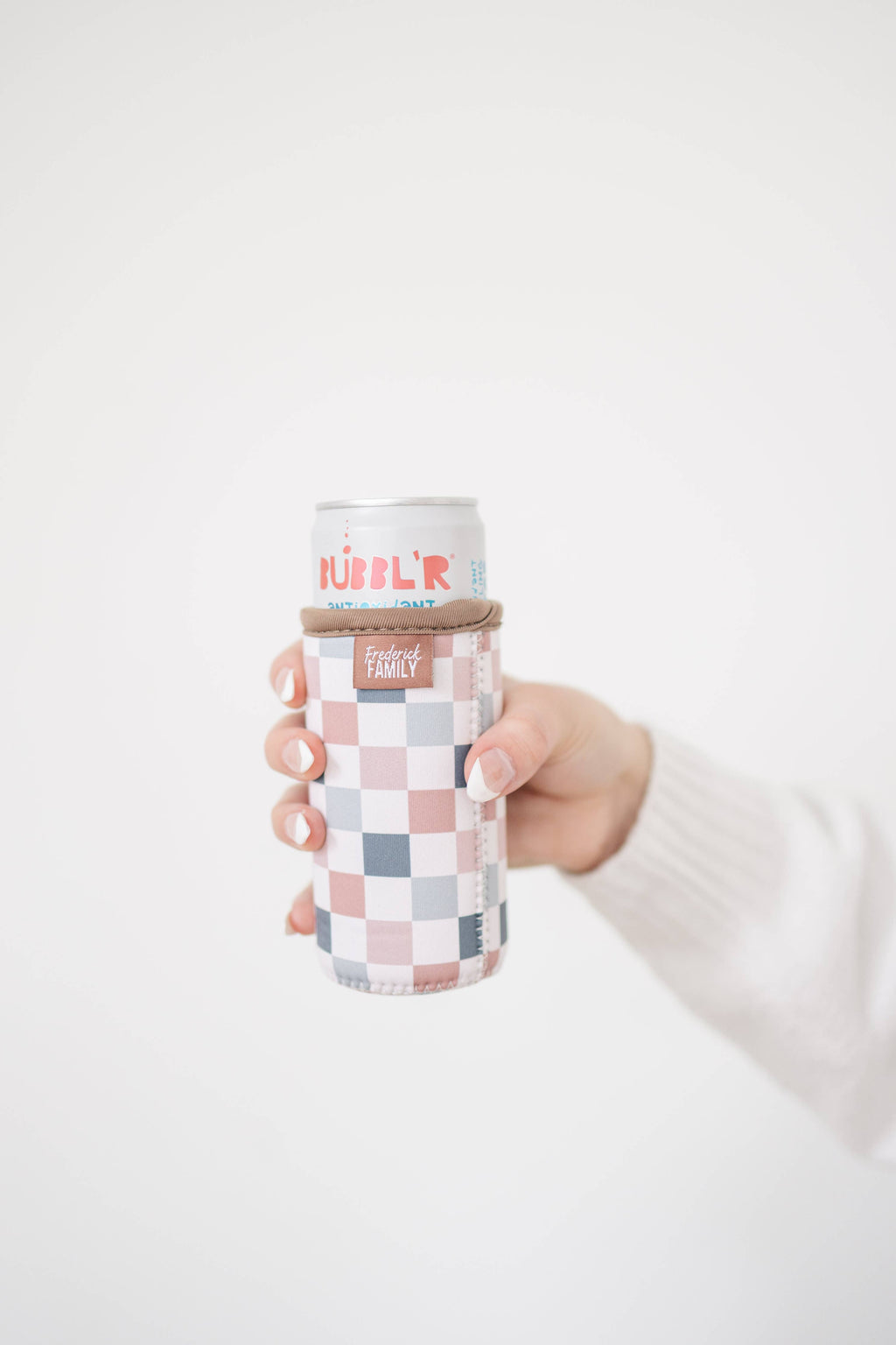 Slim Can Drink Sleeves- Reusable Neoprene Coolers with Aesthetic Patterns, 12oz Skinny Can Holder for Seltzer Energy Drinks