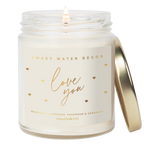 Love You 9 oz Candle - Wedding Gifts & Decor