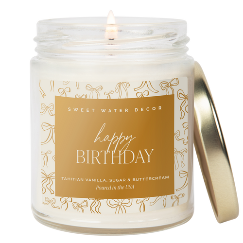 *NEW* Happy Birthday 9 oz Soy Candle - Home Decor & Gifts