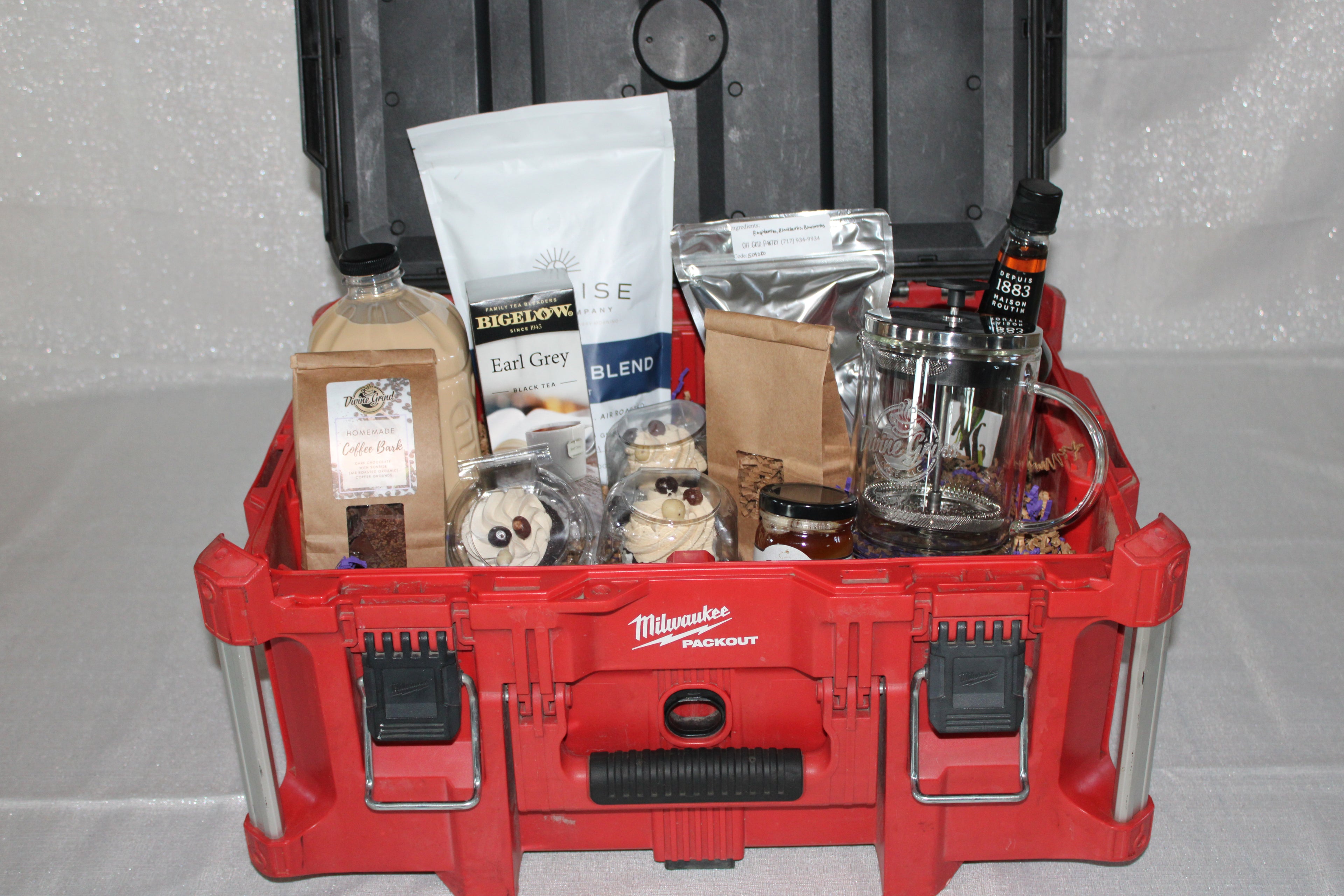 Milwaukee Packout Coffee Comfort Box Divine Grind Cafe LLC milwaukee-packout-coffee-comfort-box-divine-grind-cafe-llc