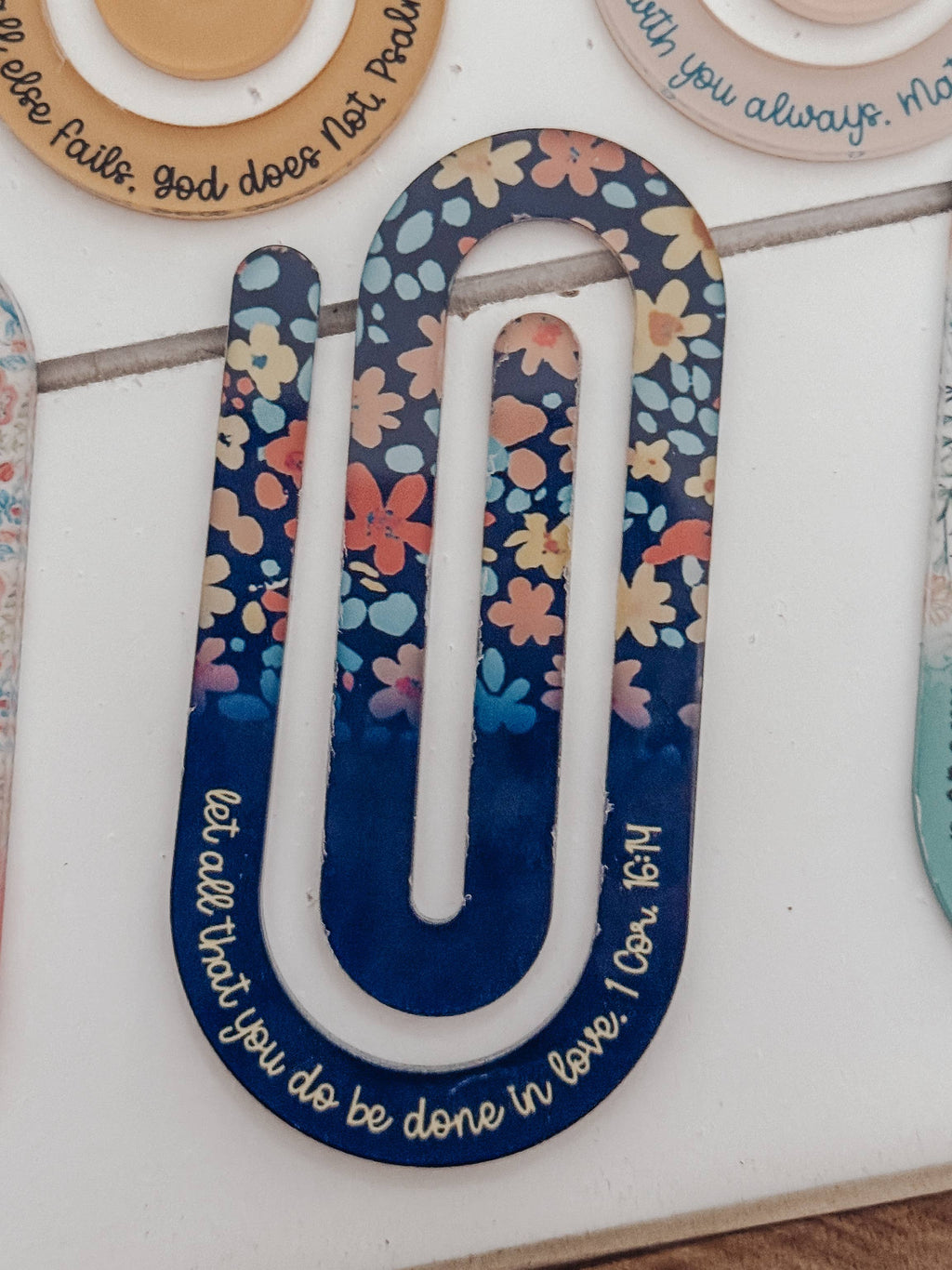 Jumbo Paperclips with Bible Verses