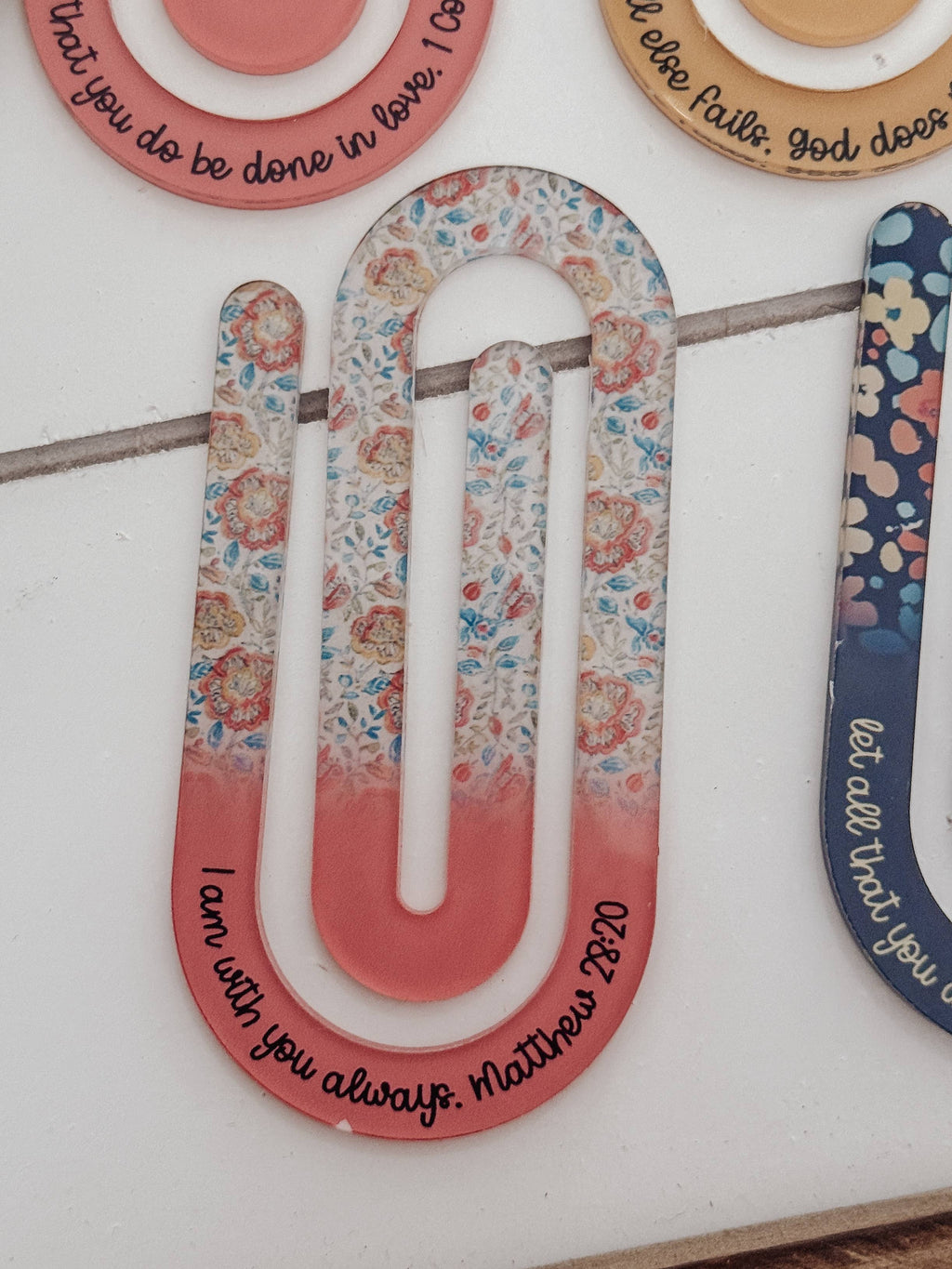 Jumbo Paperclips with Bible Verses