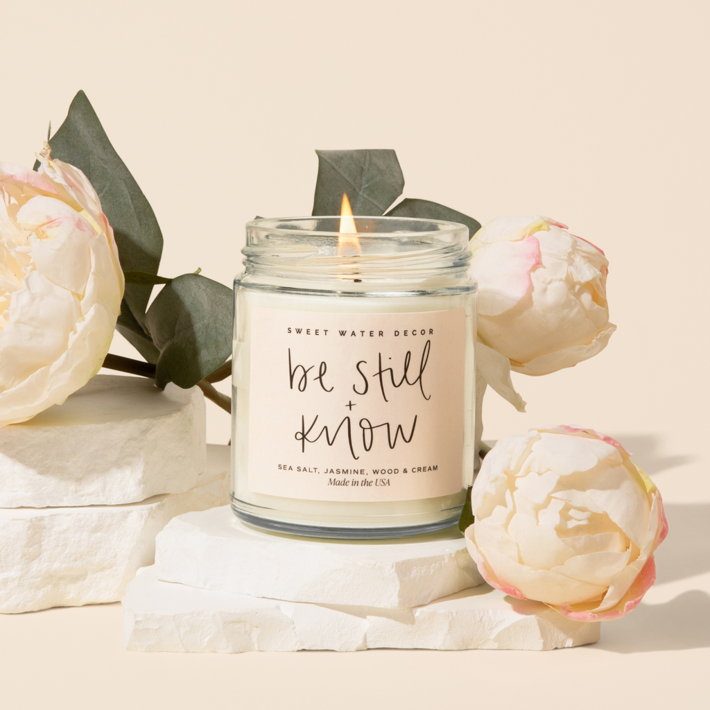 Be Still and Know 9 oz Soy Candle - Home Decor & Gifts